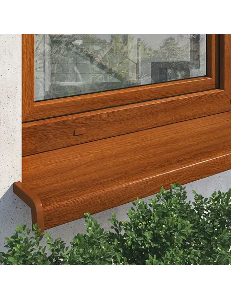 Parapet Zewnętrzny Stalowy Laminowany Softline - Dąb Bagienny