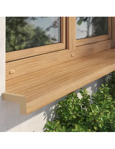 Parapet Zewnętrzny Stalowy Lakierowany Softline - Złoty Dąb