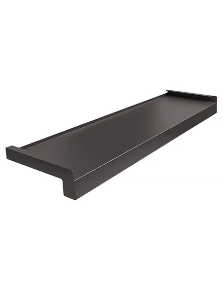 Parapet Zewnętrzny Aluminiowy - Brąz RAL 8019