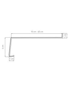 Parapet Zewnętrzny Aluminiowy - Brąz RAL 8019 2