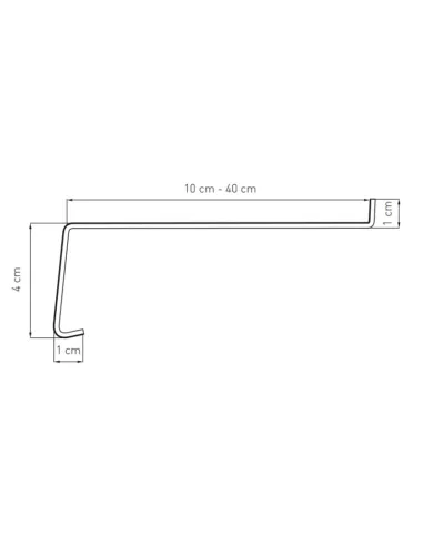 Parapet Zewnętrzny Aluminiowy - Brąz RAL 8019