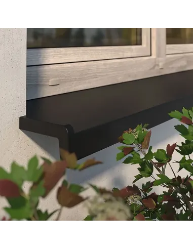 Parapet Zewnętrzny Aluminiowy - Brąz RAL 8019