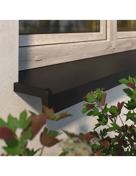 Parapet Zewnętrzny Aluminiowy - Brąz RAL 8019