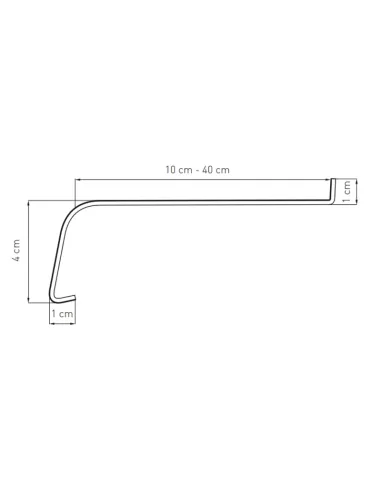 Parapet Zewnętrzny Aluminiowy Imitacja Płytki - Brąz RAL 8017