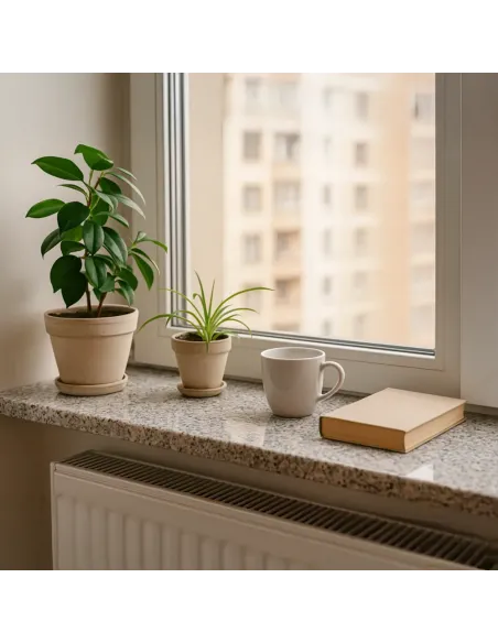 Parapet Zewnętrzny Granitowy - Nero Abssoluto Poler