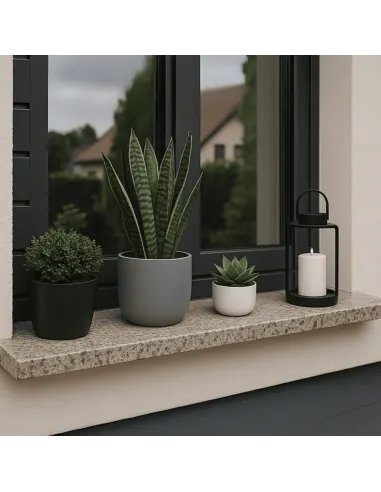 Parapet Zewnętrzny Granitowy - Steel Grey