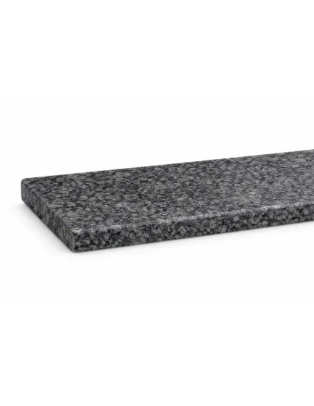 Parapet Zewnętrzny Granitowy - Steel Grey Lapatura