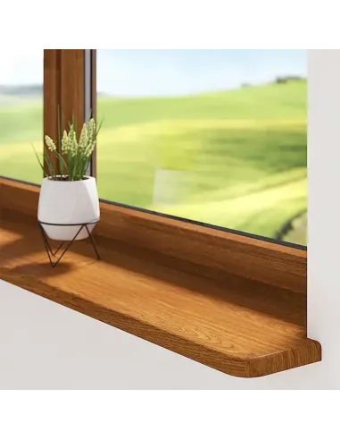Parapet Wewnętrzny MDF Laminowany - Biały Połysk