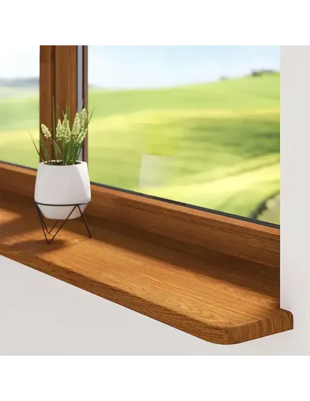 Parapet Wewnętrzny MDF Laminowany - Biały Połysk