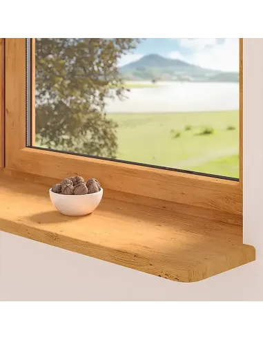Parapet Wewnętrzny MDF Laminowany - Biały Połysk