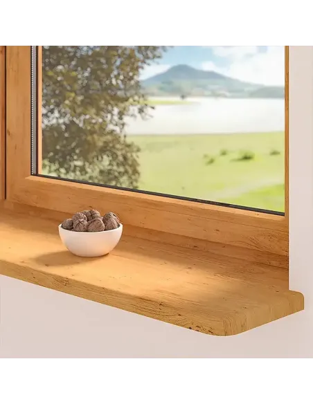 Parapet Wewnętrzny MDF Laminowany - Biały Połysk