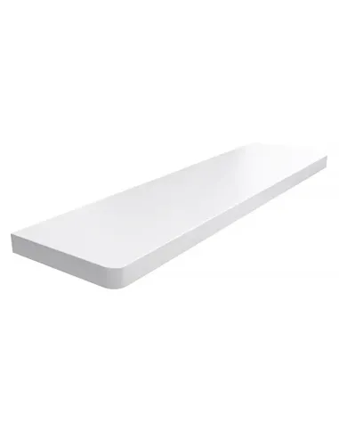 Parapet Wewnętrzny MDF Zielona Płytka - Białe Drewno