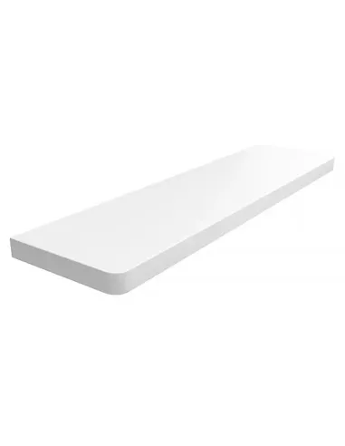 Parapet Wewnętrzny MDF Zielona Płytka - Biały Mat
