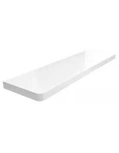Parapet Wewnętrzny MDF Zielona Płytka - Biały Połysk