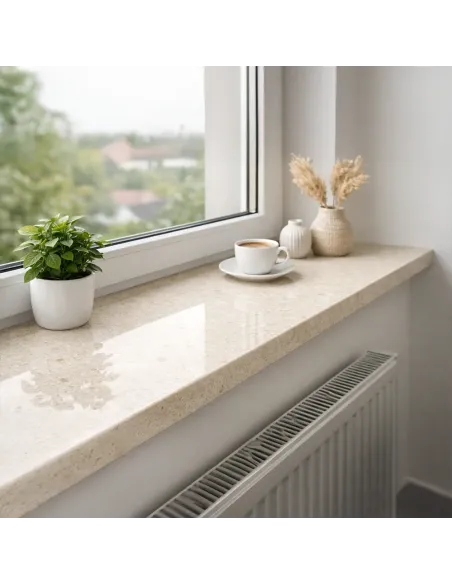 Parapet wewnętrzny z konglomeratu (Aglomarmur) - Carnico