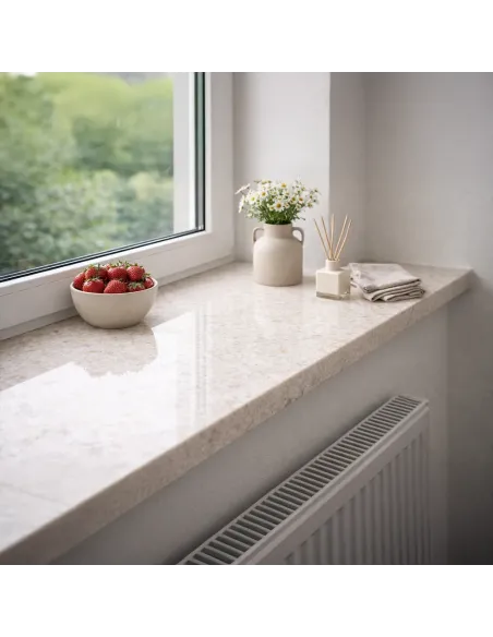 Parapet wewnętrzny z konglomeratu (Aglomarmur) - Carnico