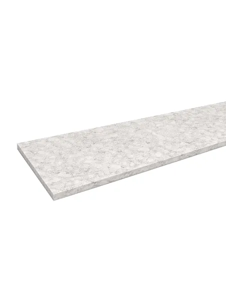 Parapet wewnętrzny z konglomeratu (Aglomarmur) - Misty White