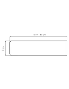 Parapet wewnętrzny marmurowy - Bianco Carrara 2