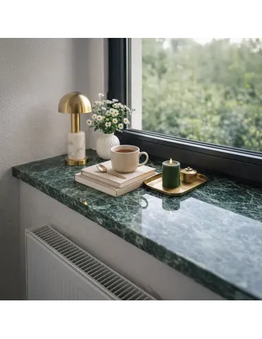 Parapet wewnętrzny marmurowy - Botticino Semi Classico