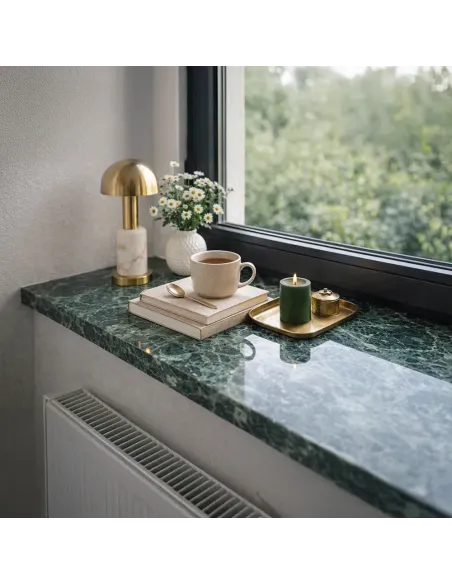 Parapet wewnętrzny marmurowy - Botticino Semi Classico