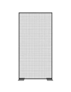 Wolnostojąca Krata Metalowa Ekspozycyjna - 122 x 242 cm