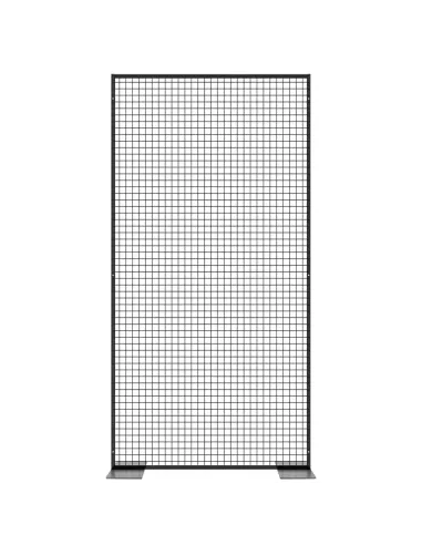 Wolnostojąca Krata Metalowa Ekspozycyjna - 122 x 242 cm