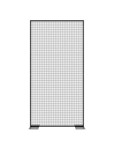 Wolnostojąca Krata Metalowa Ekspozycyjna - 122 x 242 cm