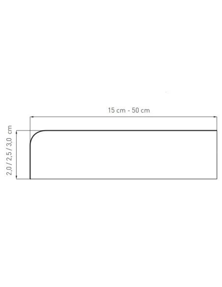 Parapet Wewnętrzny MDF Lakierowany - Perła Łuska