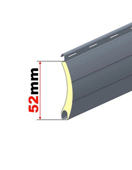 Roleta garażowa MINI 52 - 220 x 250 cm