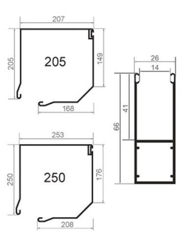 Roleta garażowa MINI 52 - 280 x 300 cm