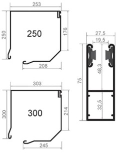 Roleta garażowa MINI 55 - 350 x 300 cm 2