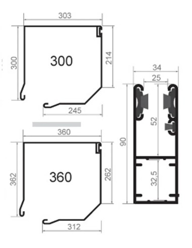 Krata Rolowana EasyLook 80 - 240 x 220 cm