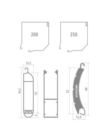 Roleta garażowa MINI 52 - 280 x 300 cm