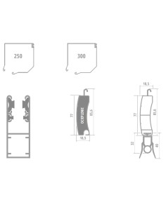 Roleta garażowa MINI 77 - 220 x 260 cm 2