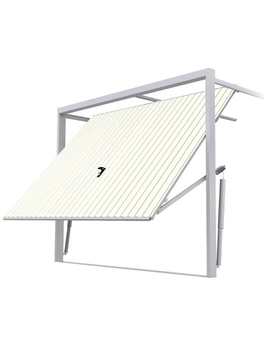 Brama Garażowa Uchylna - 200 x 200 - RAL 9010