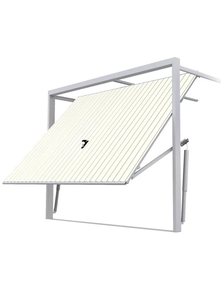 Brama Garażowa Uchylna - 200 x 200 - RAL 9010