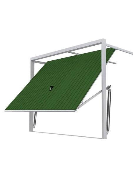 Brama Garażowa Uchylna - 250 x 250 - RAL 6020