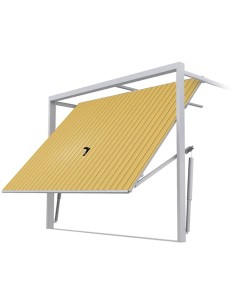 Brama Garażowa Uchylna - 200 x 200 - RAL 1002