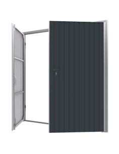 Brama garażowa rozwierna - 285 x 230 - RAL 7016