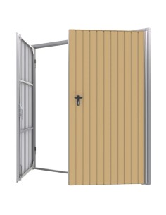 Brama garażowa rozwierna - 300 x 300 - RAL 1002