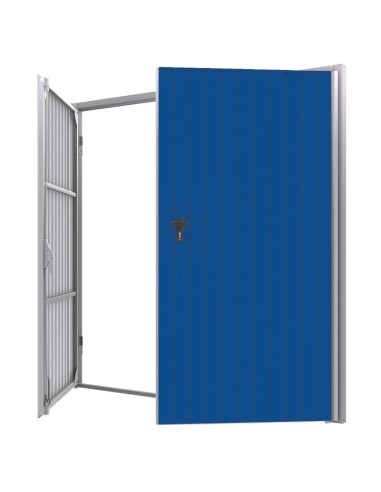 Brama garażowa rozwierna - 250 x 250 - RAL 5010