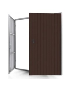 Brama garażowa rozwierna - 300 x 250 - RAL 8017