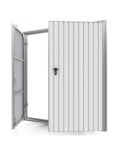 Brama garażowa rozwierna - 250 x 200 - RAL 9010
