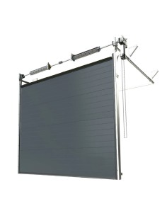Brama Segmentowa Przemysłowa - 375 x 400 cm - Antracytowo szary