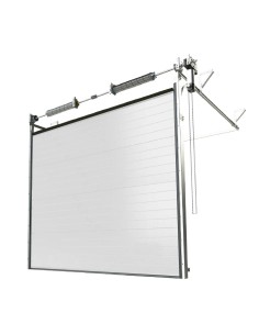 Brama Segmentowa Przemysłowa - 350 x 350 cm - Biała