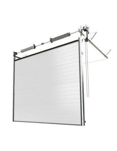 Brama Segmentowa Przemysłowa - 300 x 300 cm - Biała