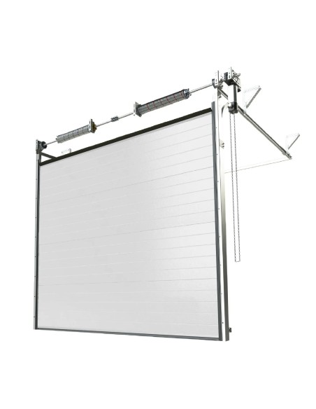 Brama Segmentowa Przemysłowa - 400 x 425 cm - Biała