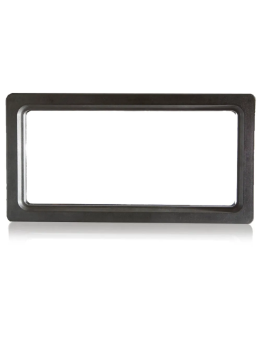 Okno do bramy garażowej 640 x 336 mm - Czarne