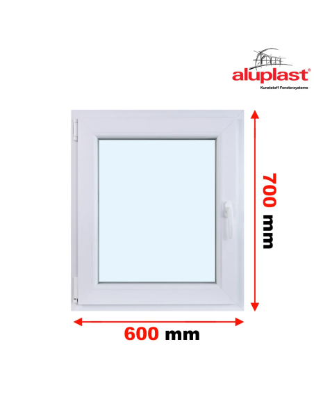 Okno PCV 60 x 70 cm Rozwierno-Uchylne Aluplast IDEAL 8000