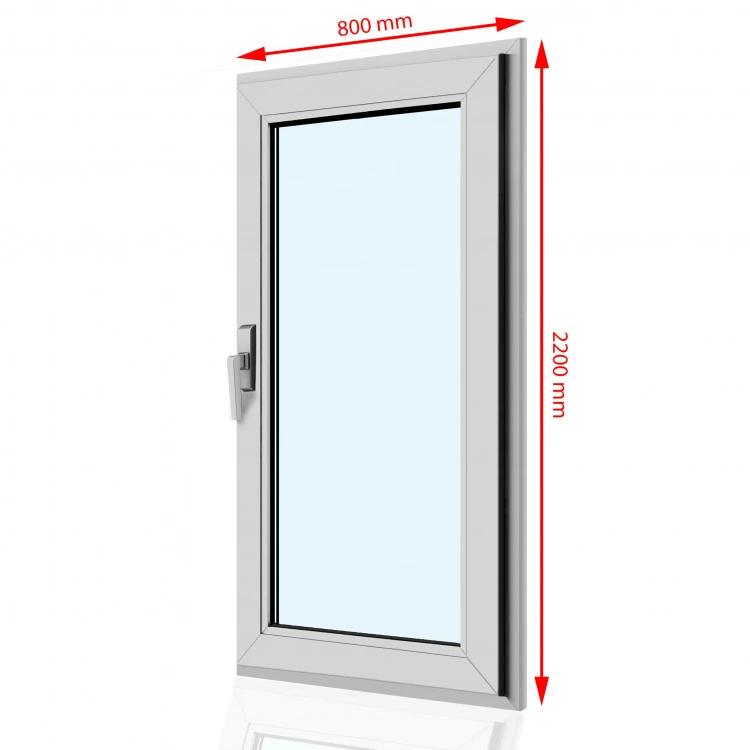 Drzwi balkonowe PCV  800 x  2200
